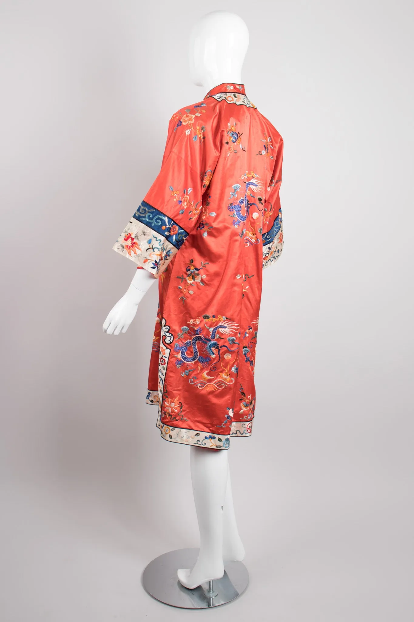 Chinese Dragon Carp Embroidered Jacket