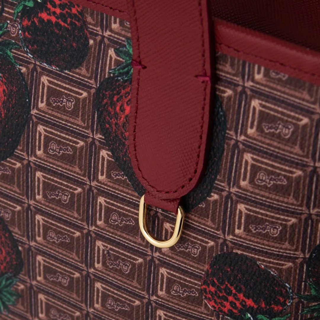 Chocolate × Strawberry Mini Tote Bag【Japan Jewelry】