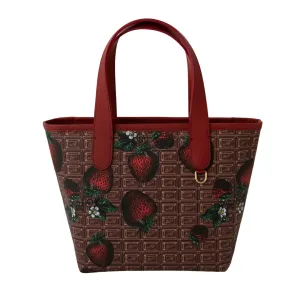Chocolate × Strawberry Mini Tote Bag【Japan Jewelry】