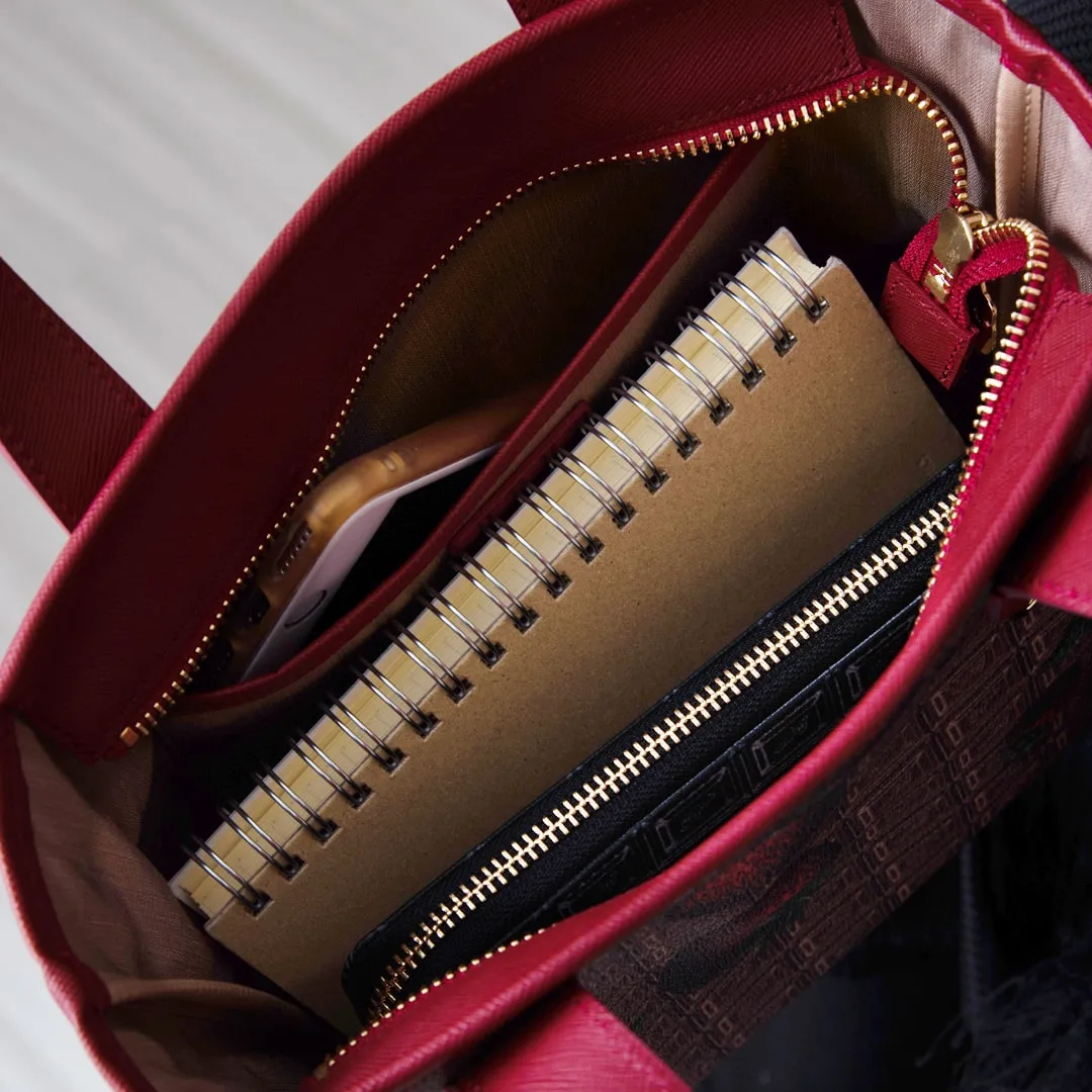Chocolate × Strawberry Mini Tote Bag【Japan Jewelry】