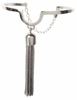 Cleft Tassel Bracelet in Silver