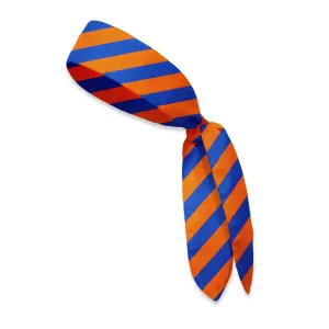 Collegiate Blue and Orange - Hair Scarf