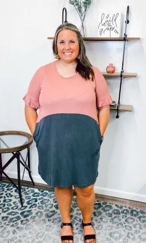 Colorblock Dress