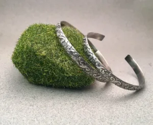 Cuff: Floral Scroll