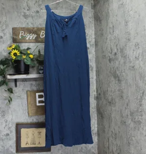 Curations Womens Gauze Lined Sleeveless Maxi Dress 16791774435a67 Blue XL