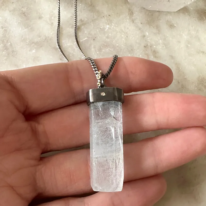 Dahlia Aquamarine Necklace