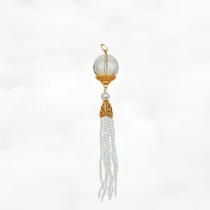Emptiness Crystal Zircon Tassel Pendant