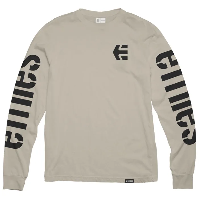 ETNIES ICON LS TEE [NATURAL] S