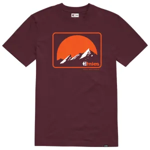 ETNIES MTN SS TEE [BURGUNDY]