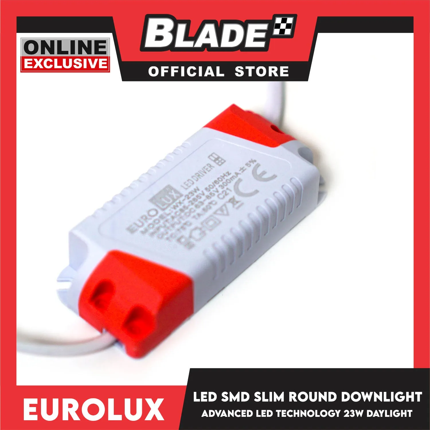 Eurolux OPUS LED SMD Slim Round Downlight 8 Inches 2300 lumens 23 watts (Daylight)