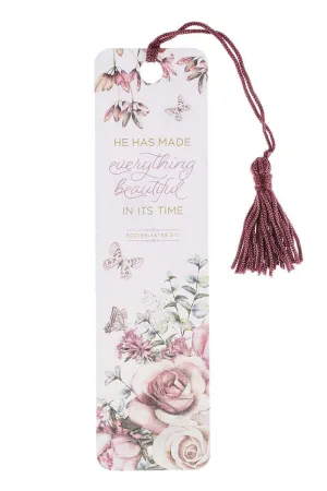 Everything Beautiful Tassel Bookmark