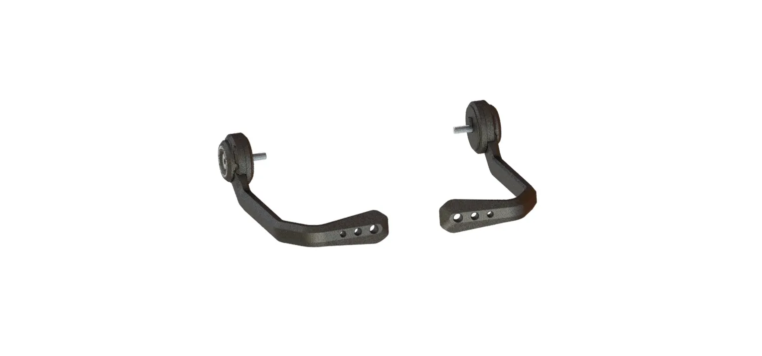 Evotech Triumph Speed Triple S Brake And Clutch Lever Protector Kit (2018 - 2020) (Bar End Mirror Version)