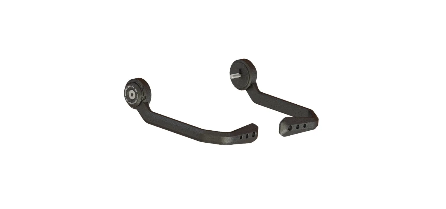Evotech Triumph Speed Triple S Brake And Clutch Lever Protector Kit (2018 - 2020) (Bar End Mirror Version)