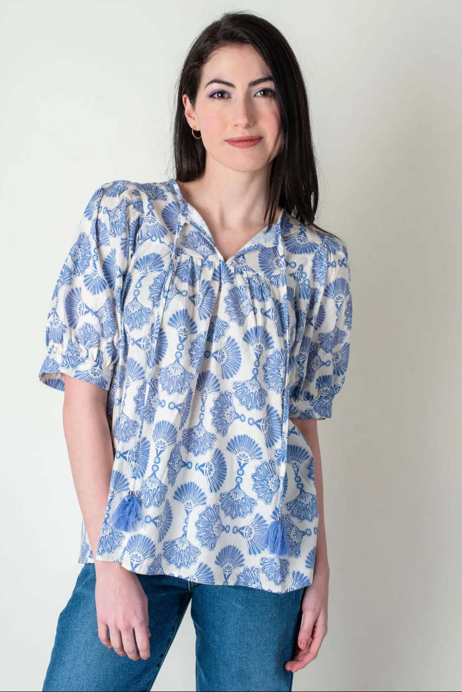Fallen Skies Printed Blouse