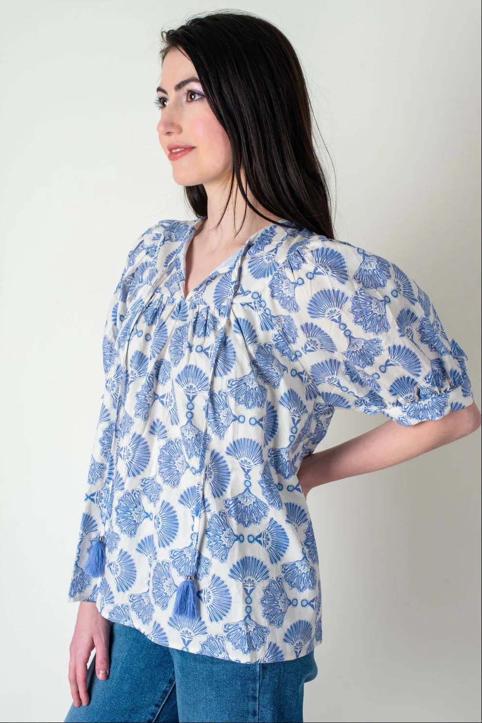 Fallen Skies Printed Blouse