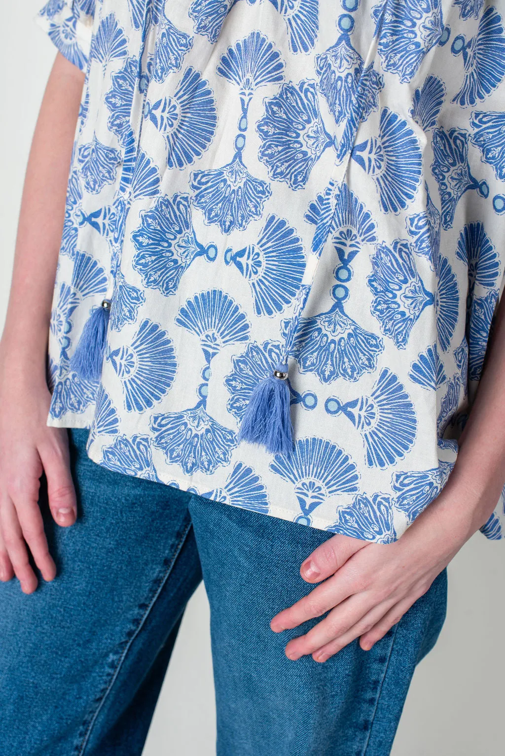 Fallen Skies Printed Blouse