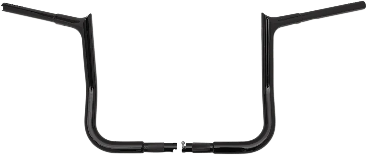 Fat Baggers, Inc. 909114-B 1-1/4in. EZ Install Handlebar Kit with Pointed Top Handlebars - Gloss Black