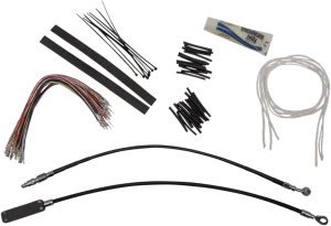 Fat Baggers, Inc. 909114-B 1-1/4in. EZ Install Handlebar Kit with Pointed Top Handlebars - Gloss Black