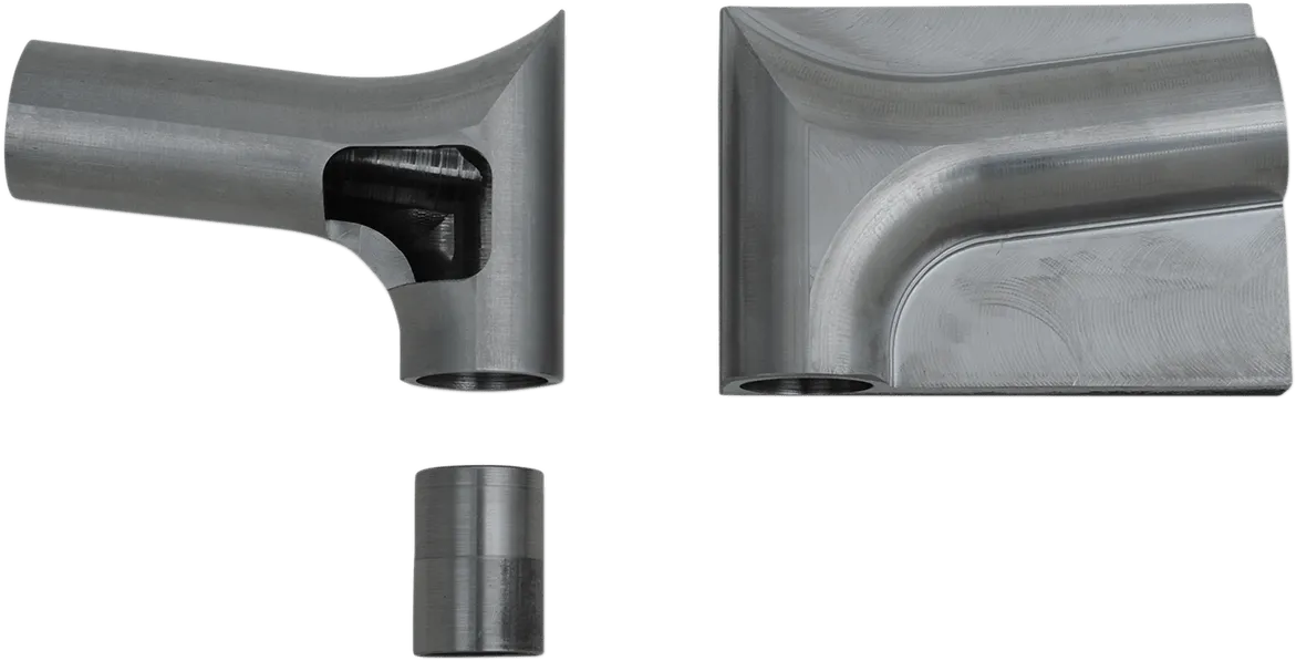 Fat Baggers, Inc. 909114-B 1-1/4in. EZ Install Handlebar Kit with Pointed Top Handlebars - Gloss Black