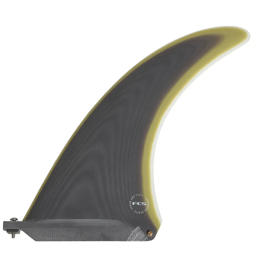 FCS Clique Screw & Plate PG 8 Fin Charcoal