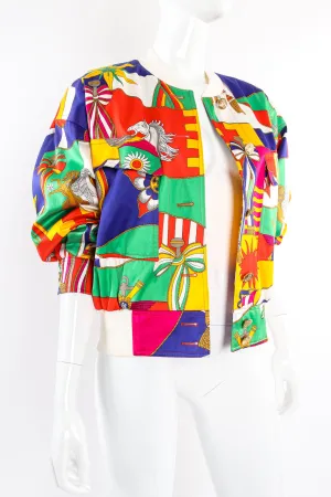 Flag Pageantry Bomber Jacket