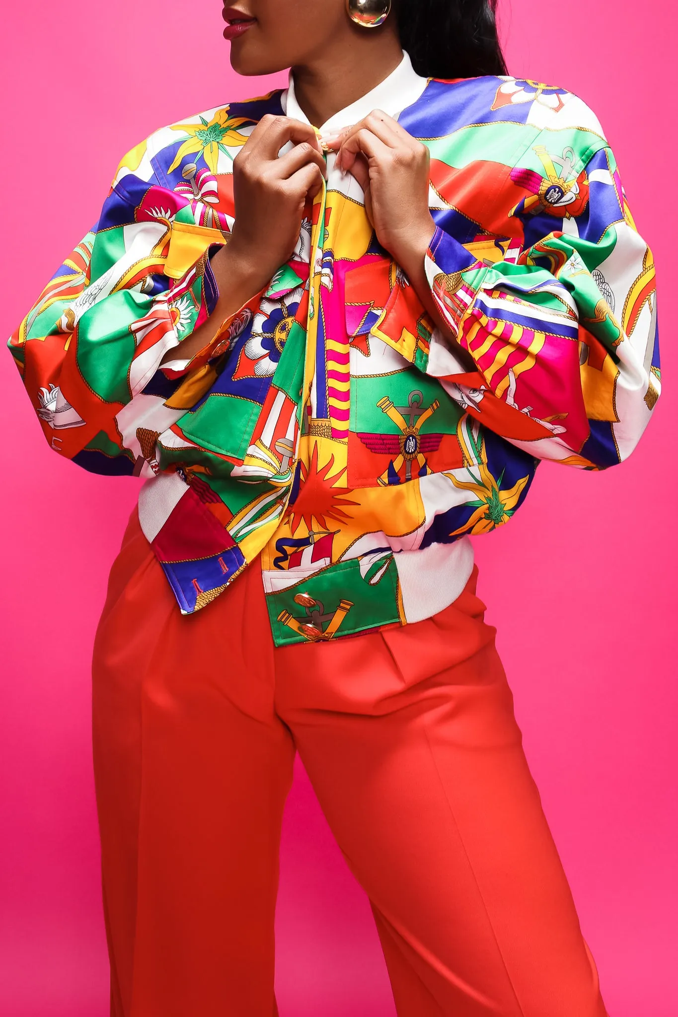 Flag Pageantry Bomber Jacket