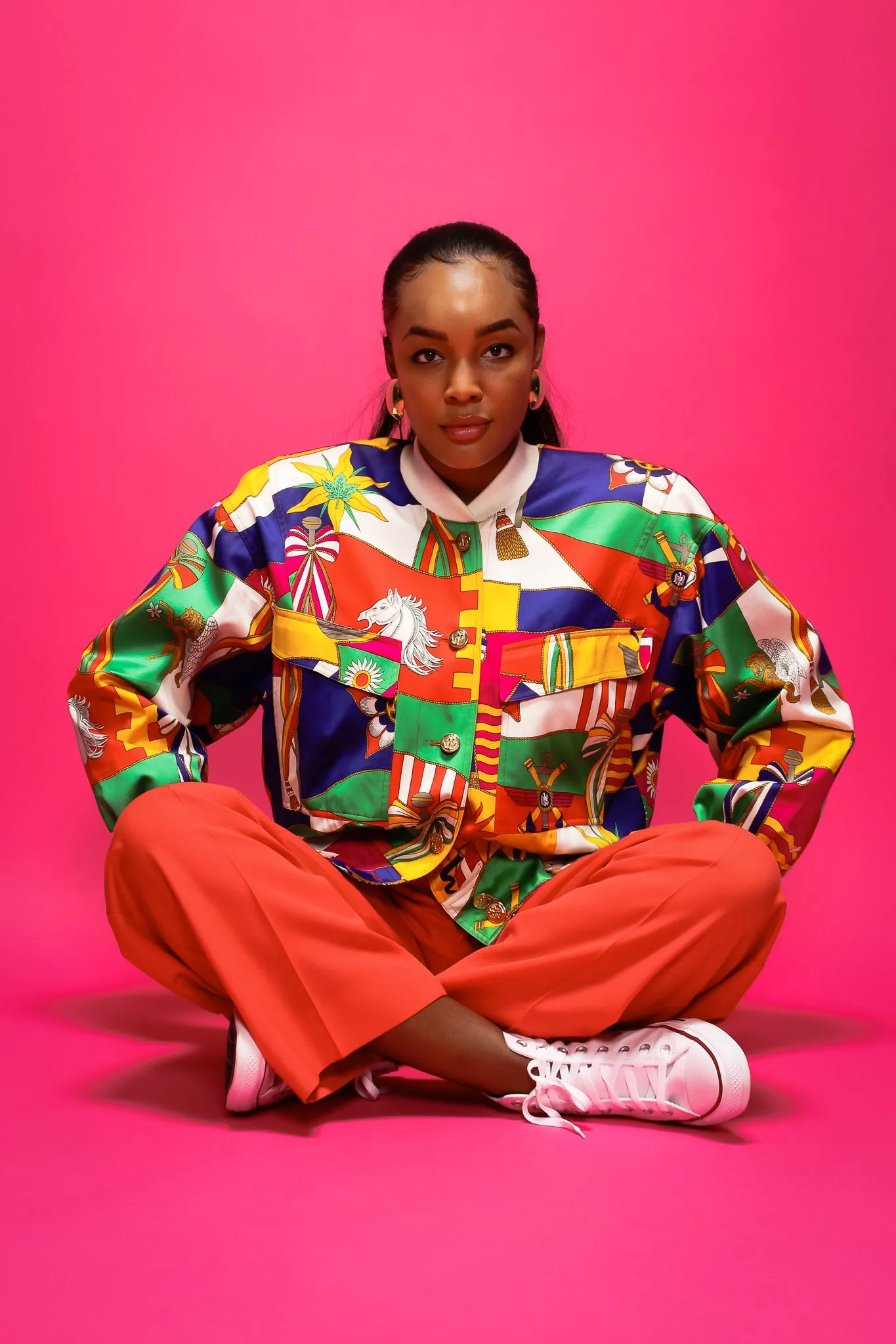 Flag Pageantry Bomber Jacket