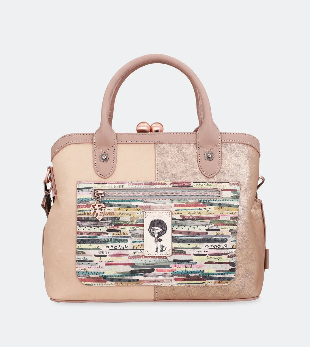 Forest kiss lock handbag