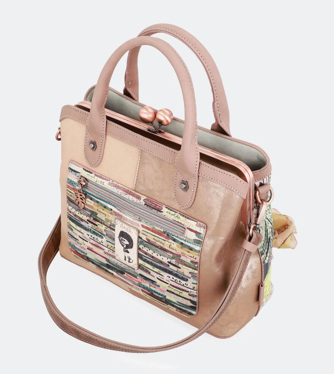 Forest kiss lock handbag
