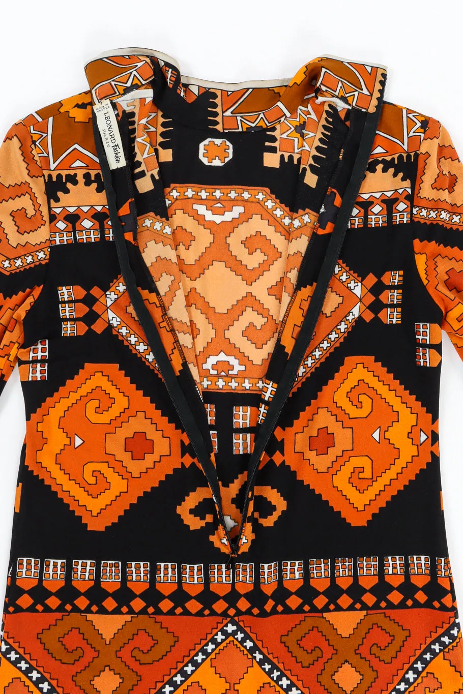 Geo Print Tunic Top