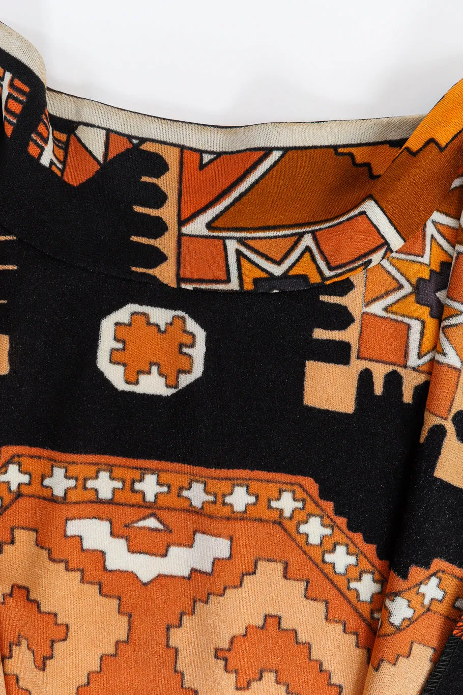 Geo Print Tunic Top