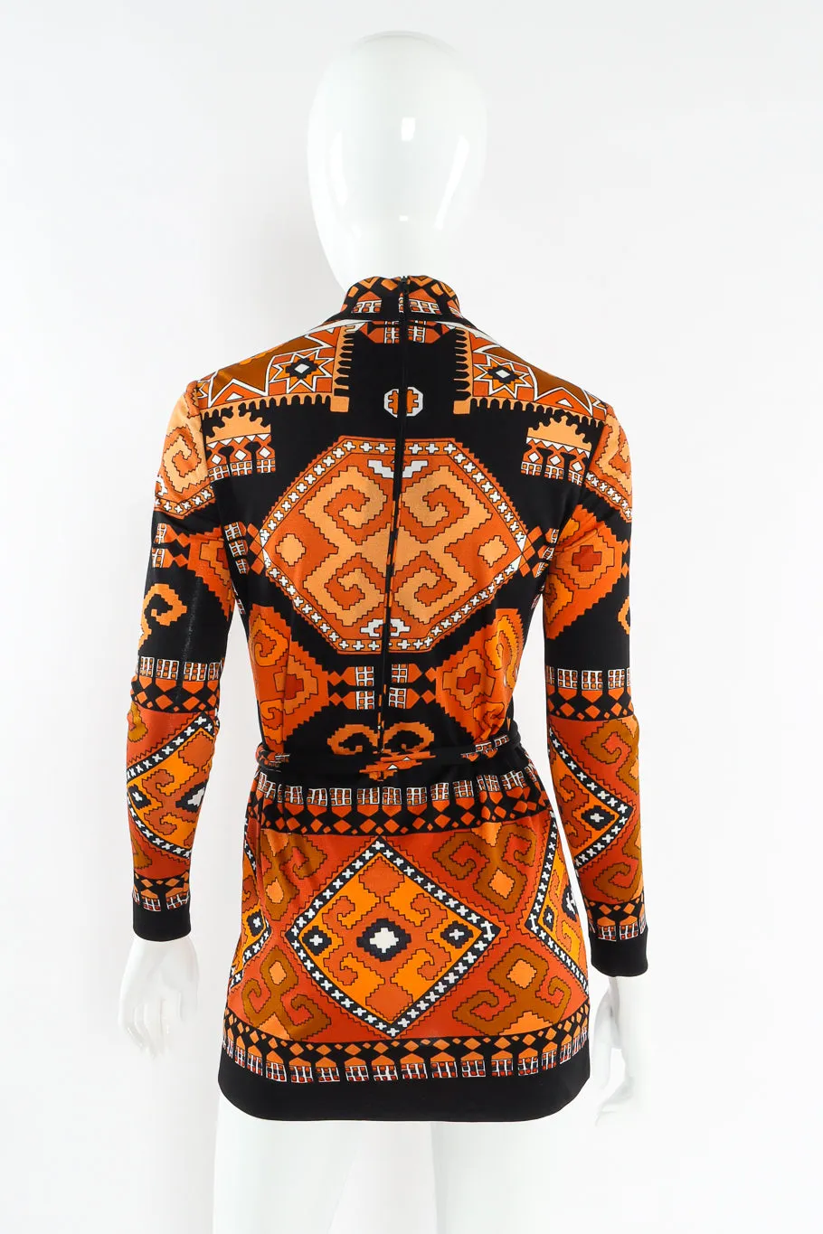 Geo Print Tunic Top