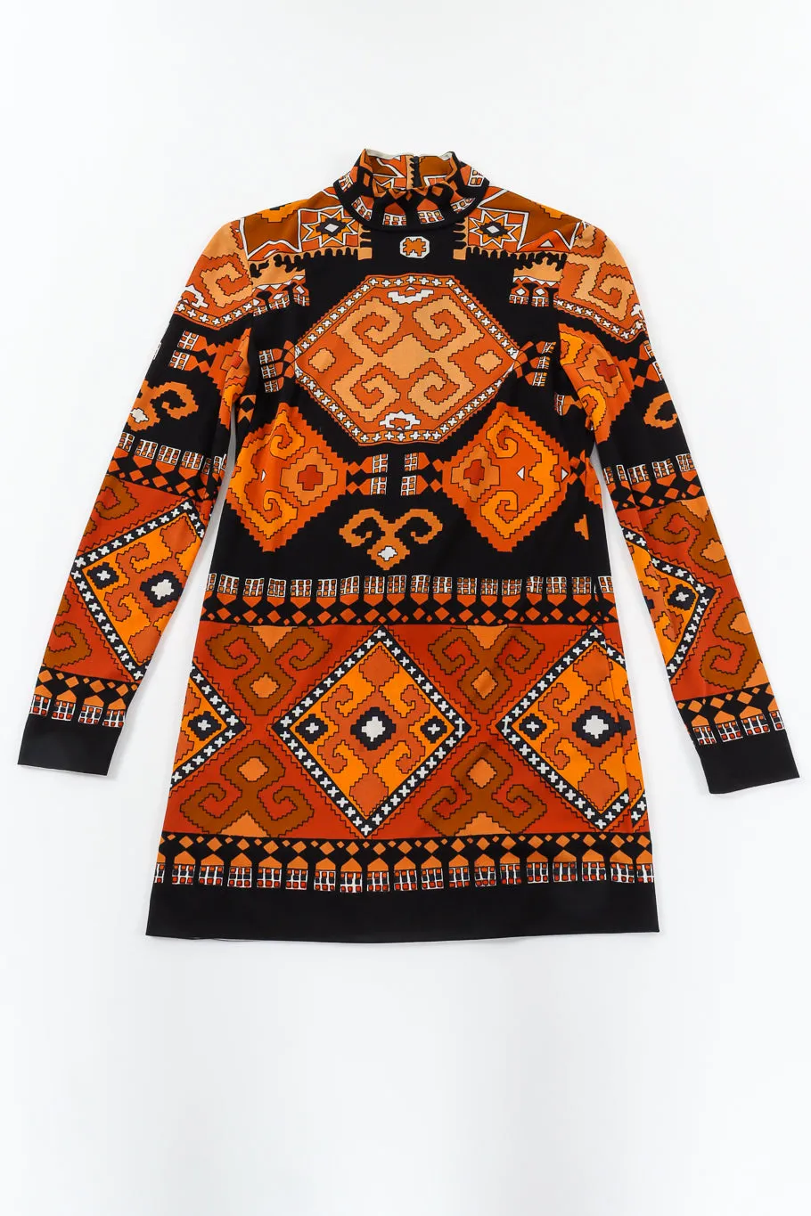 Geo Print Tunic Top