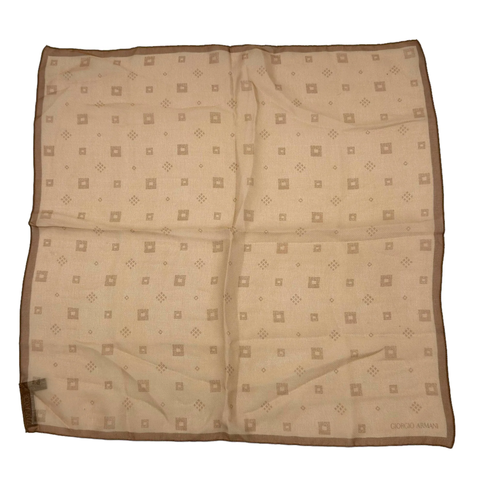 GIORGIO ARMANI "Le Collezioni" Neckerchief - Camel