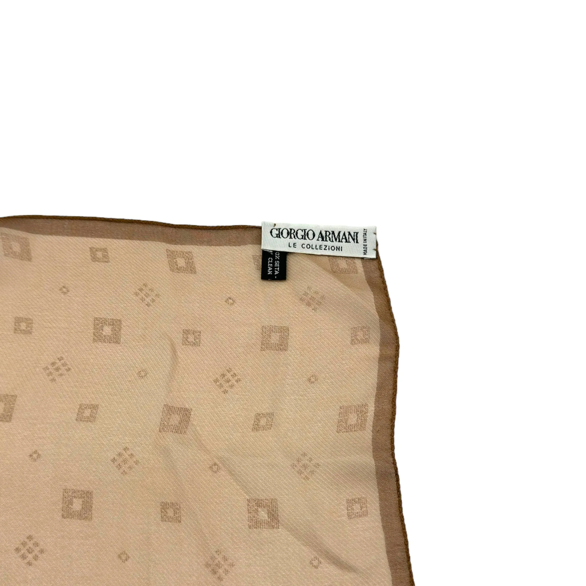 GIORGIO ARMANI "Le Collezioni" Neckerchief - Camel