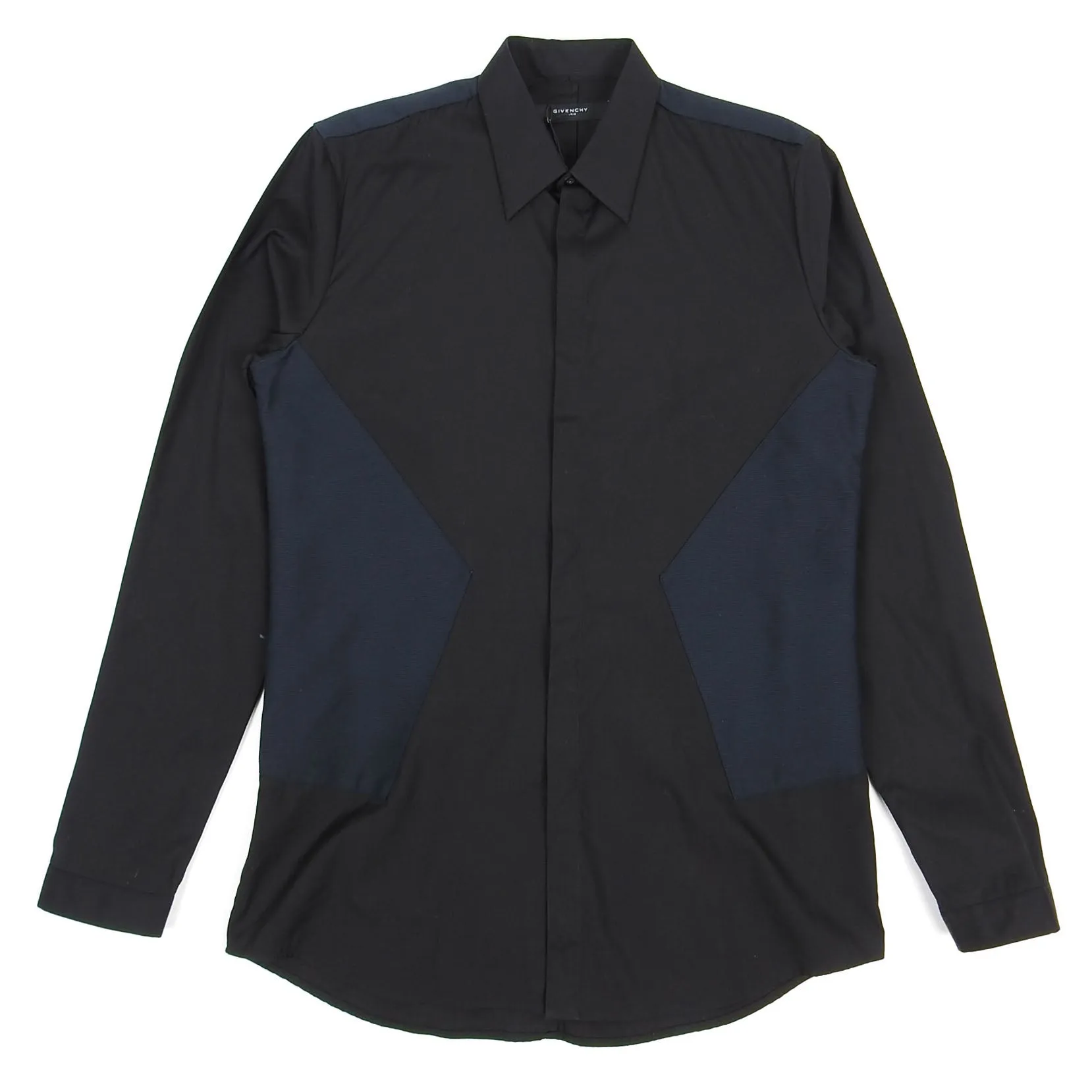 Givenchy Pique Woven Shirt Black Size 39