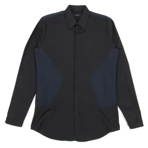 Givenchy Pique Woven Shirt Black Size 39