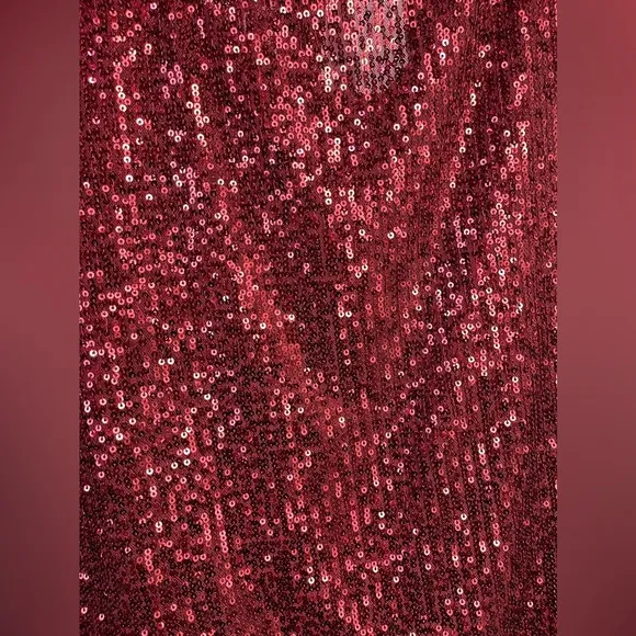 Gorgeous red Marina sequined cocktail dress. Size 16. EUC