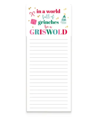 Grinches & Griswolds Magnetic Notepad