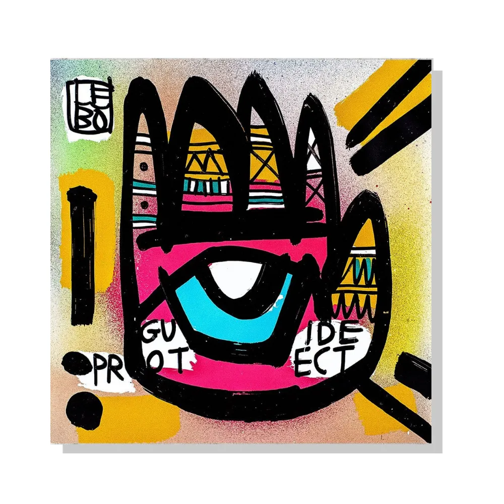 Guide And Protect - Mineral Print