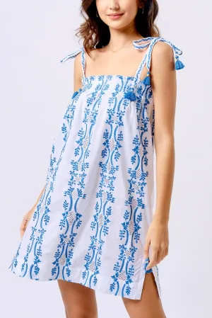 Hanna Pool Dress, Blue