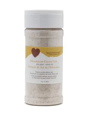 Heartfelt Living Himalayan Fine Grind Crystal Salt Shaker (275 g)