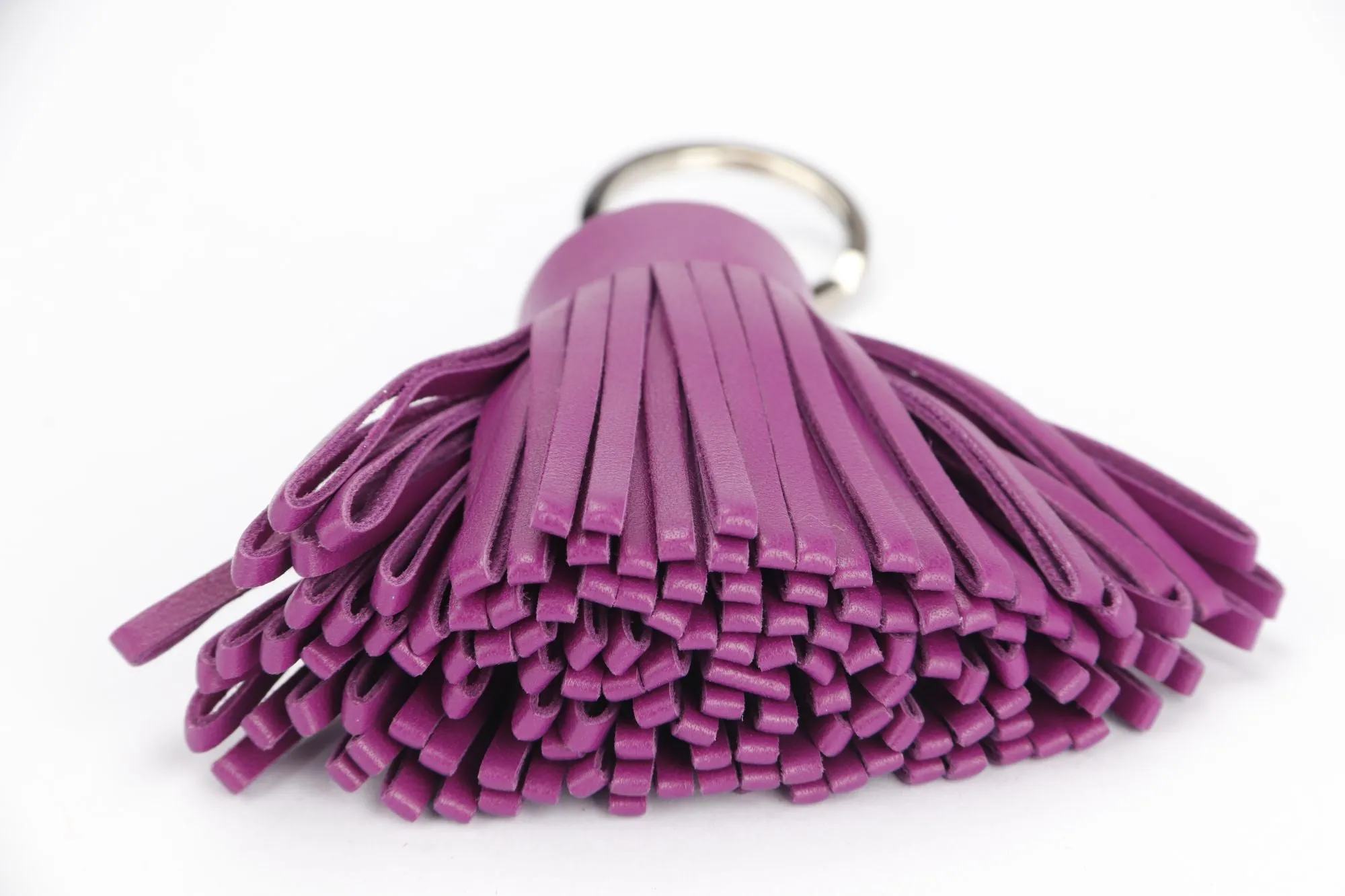 Hermes Carmen Key Chain, Anemone Color, with Box