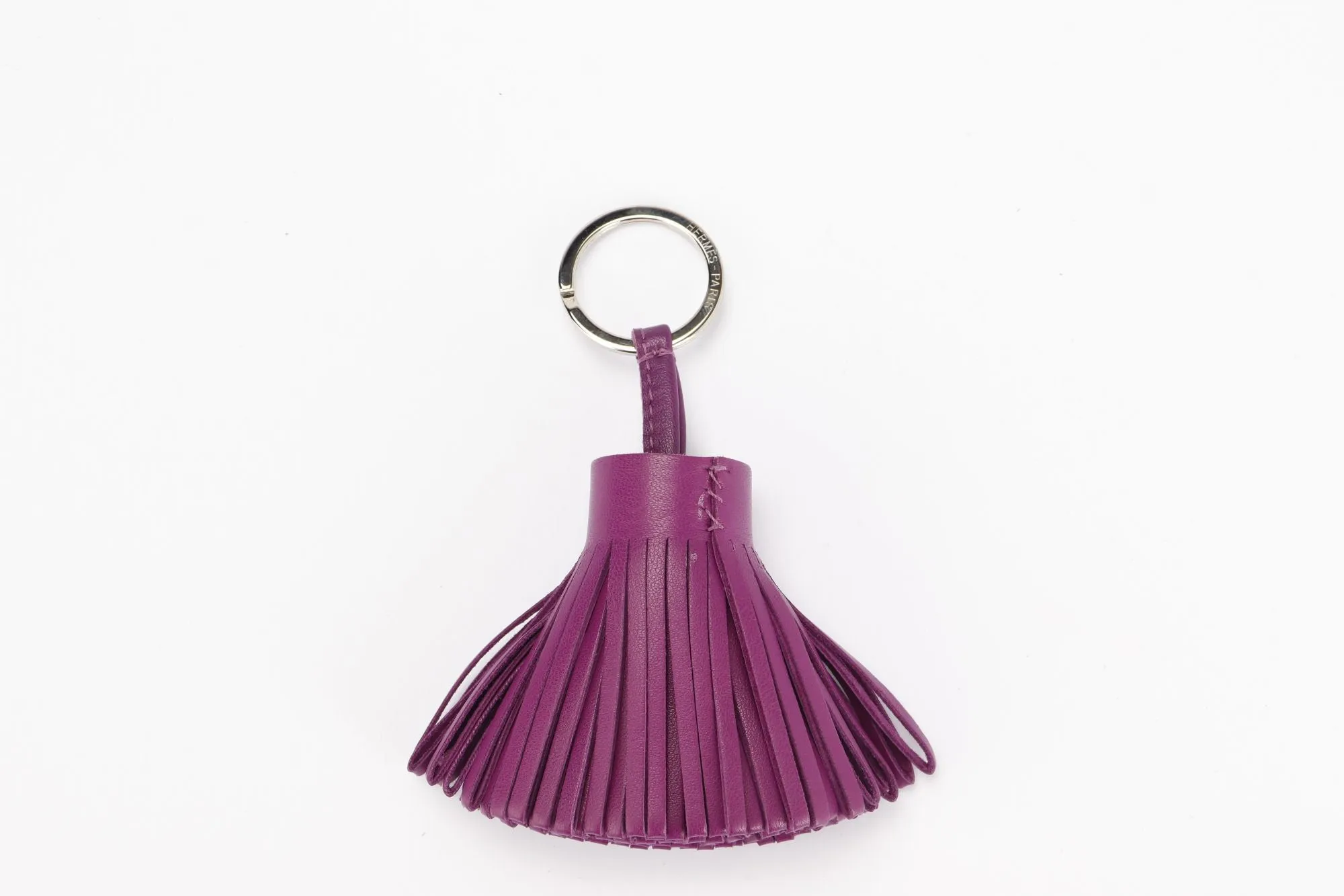 Hermes Carmen Key Chain, Anemone Color, with Box