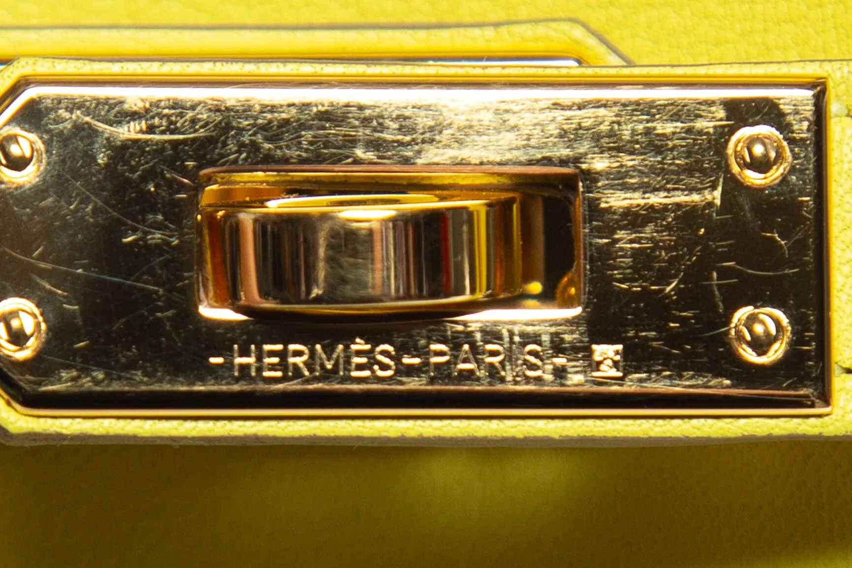 Hermès 2021 Lime 25cm Birkin in Swift Handbag