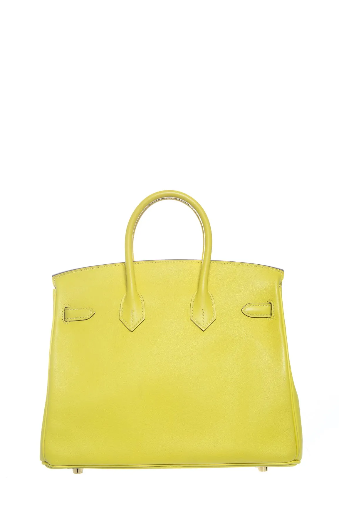 Hermès 2021 Lime 25cm Birkin in Swift Handbag