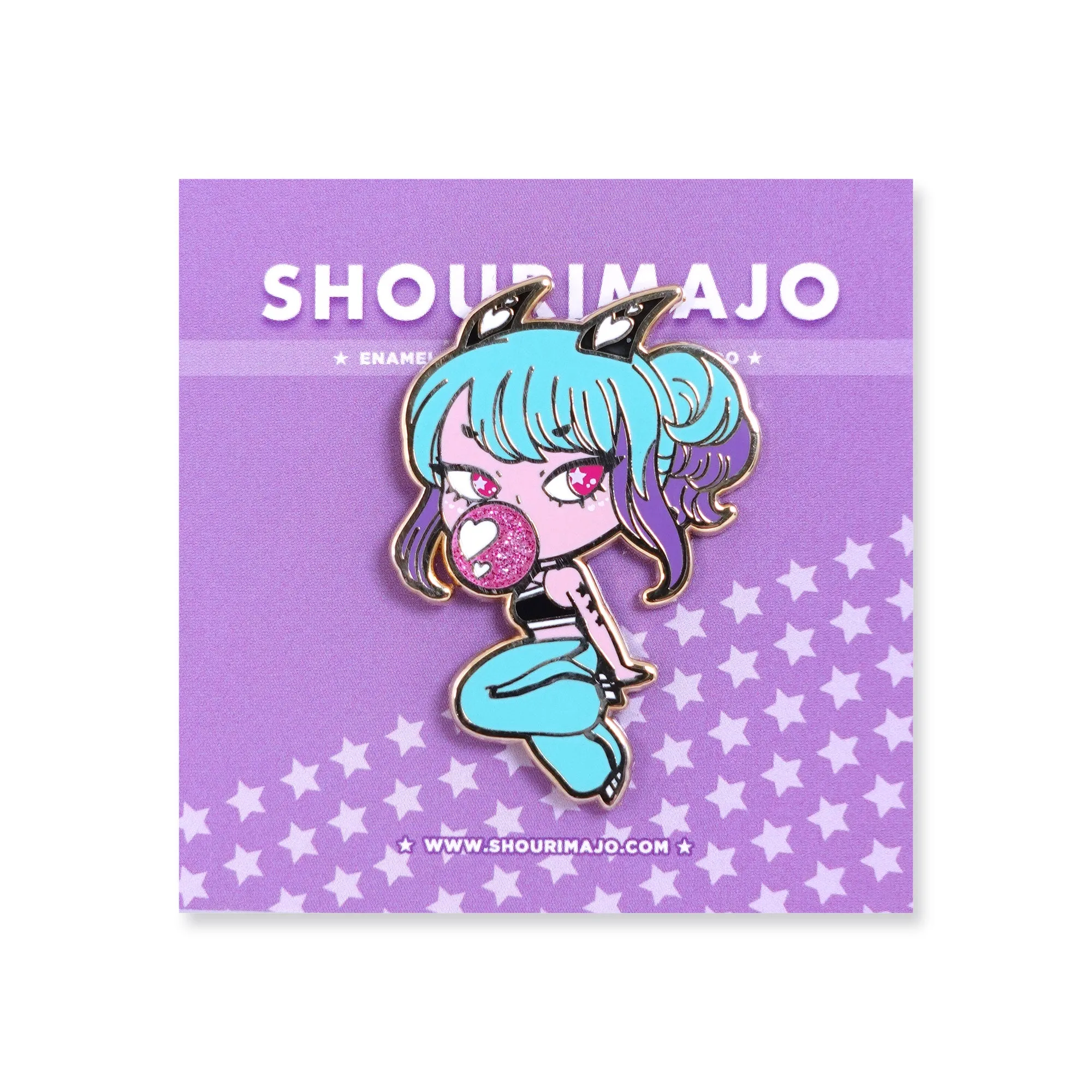 Horns Chibi Enamel Pin