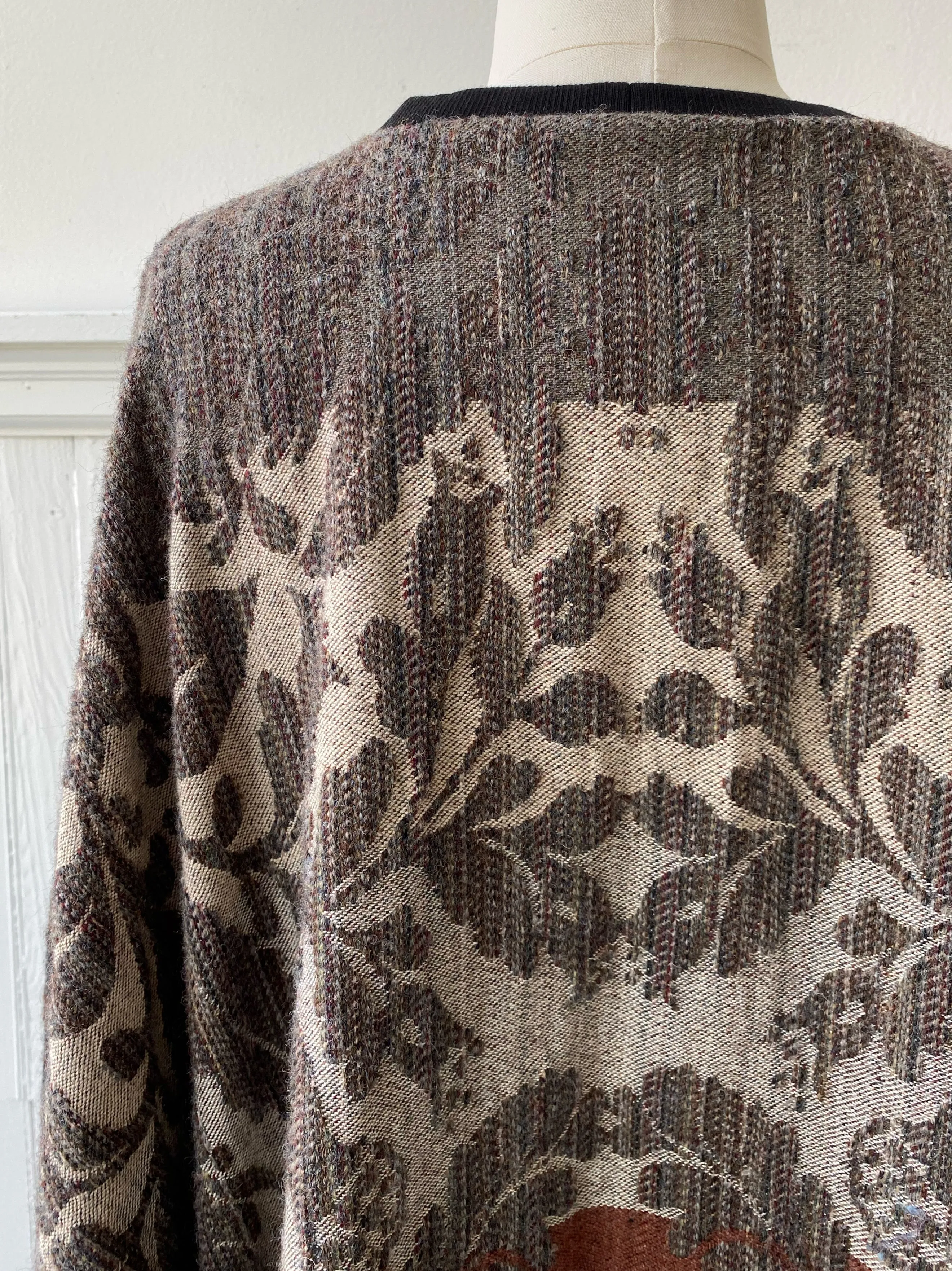 hyde hall merino wool jacquard sweatshirt