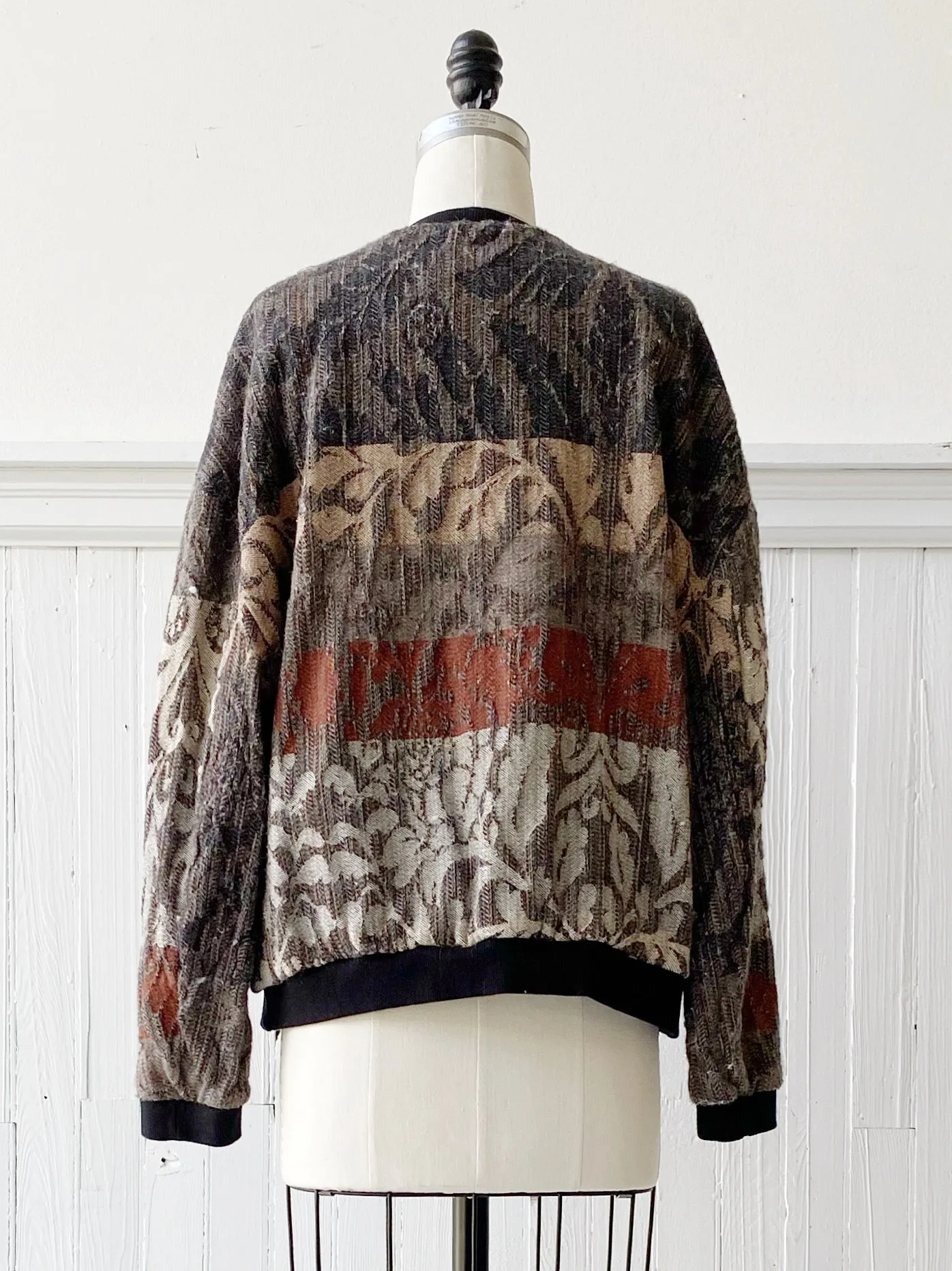 hyde hall merino wool jacquard sweatshirt