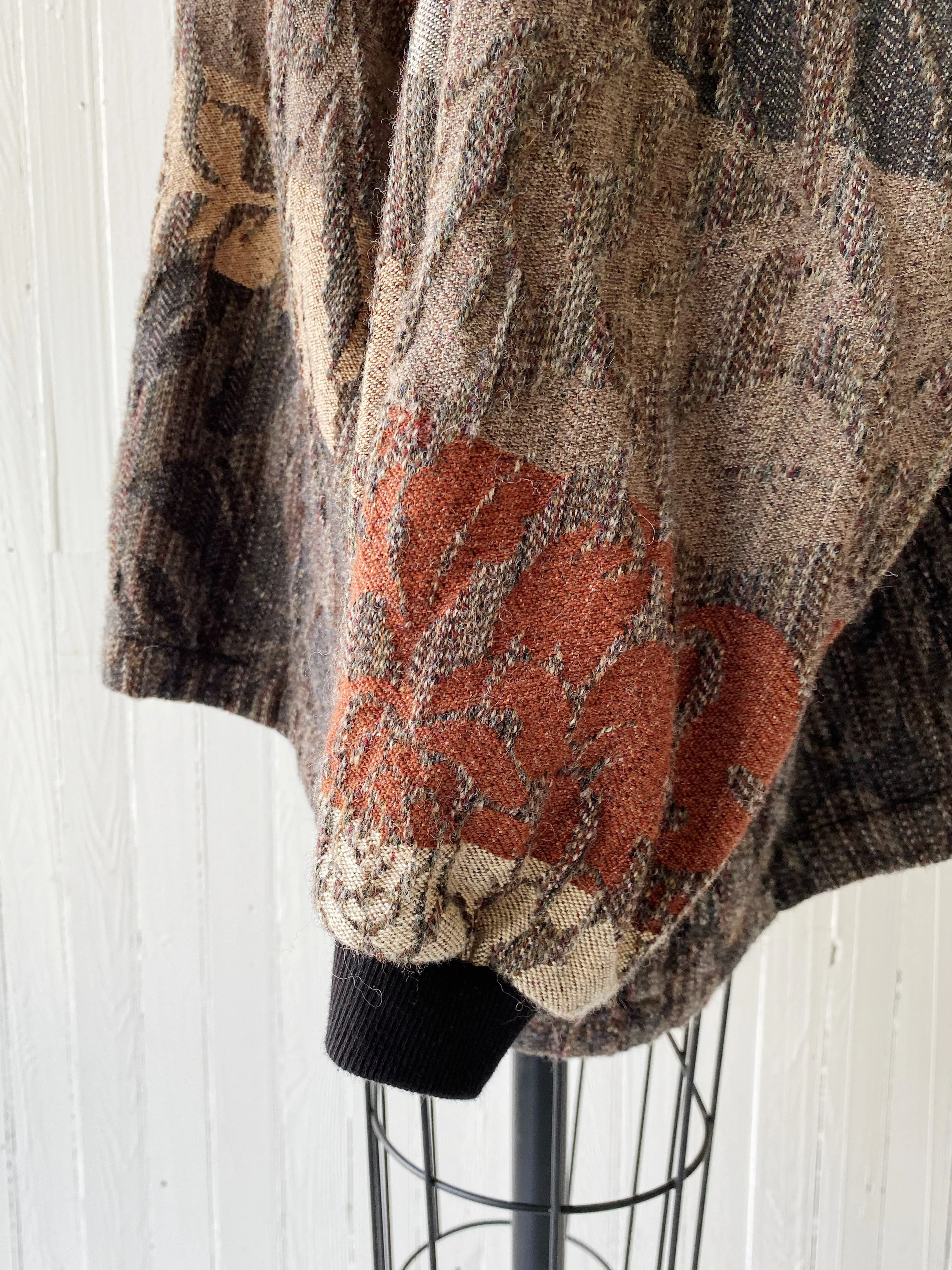 hyde hall merino wool jacquard sweatshirt
